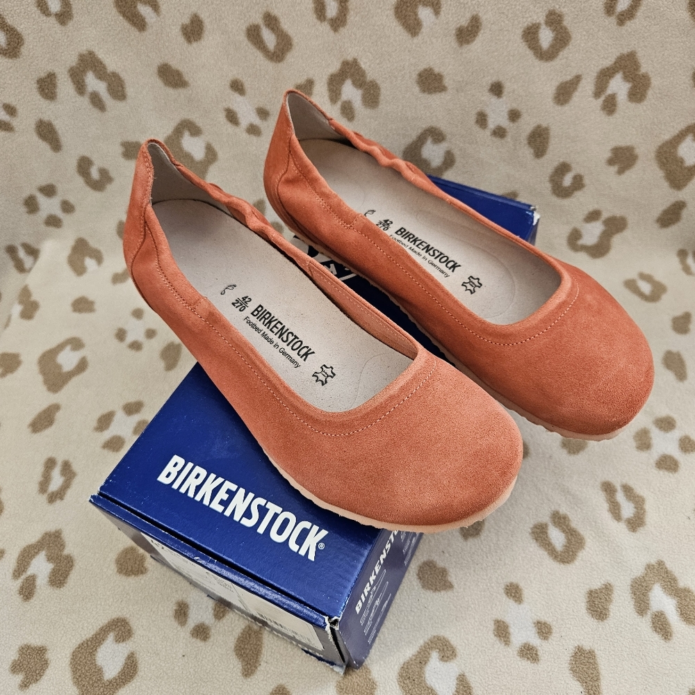Birkenstock suede ballet flats, women's 11
